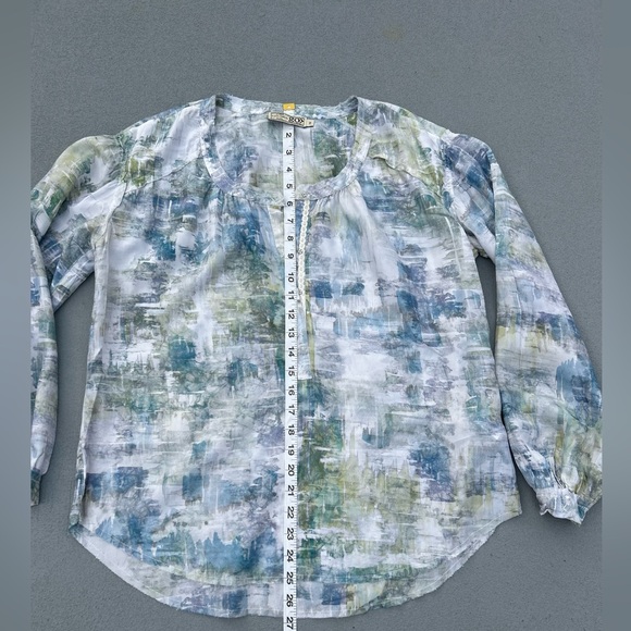 269.GO BY GO SILK Women’s Abstract Print Blouse - Picture 8 of 14